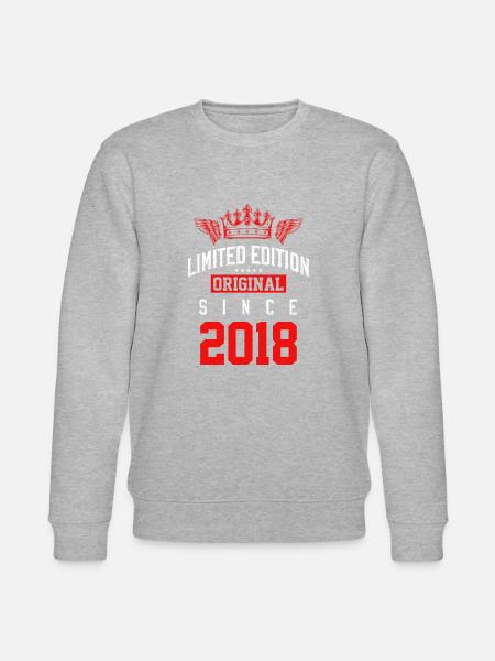 2018 limited edition - Stanley/Stella Unisex Bio-Sweatshirt CHANGER  - Grau meliert