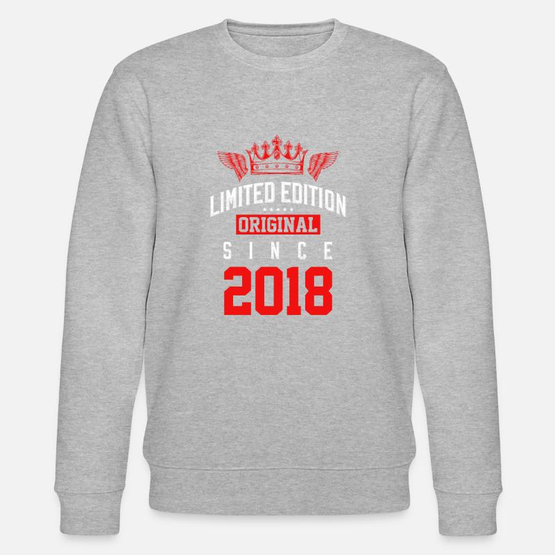 2018 limited edition - Stanley/Stella Unisex Bio-Sweatshirt CHANGER  - Grau meliert
