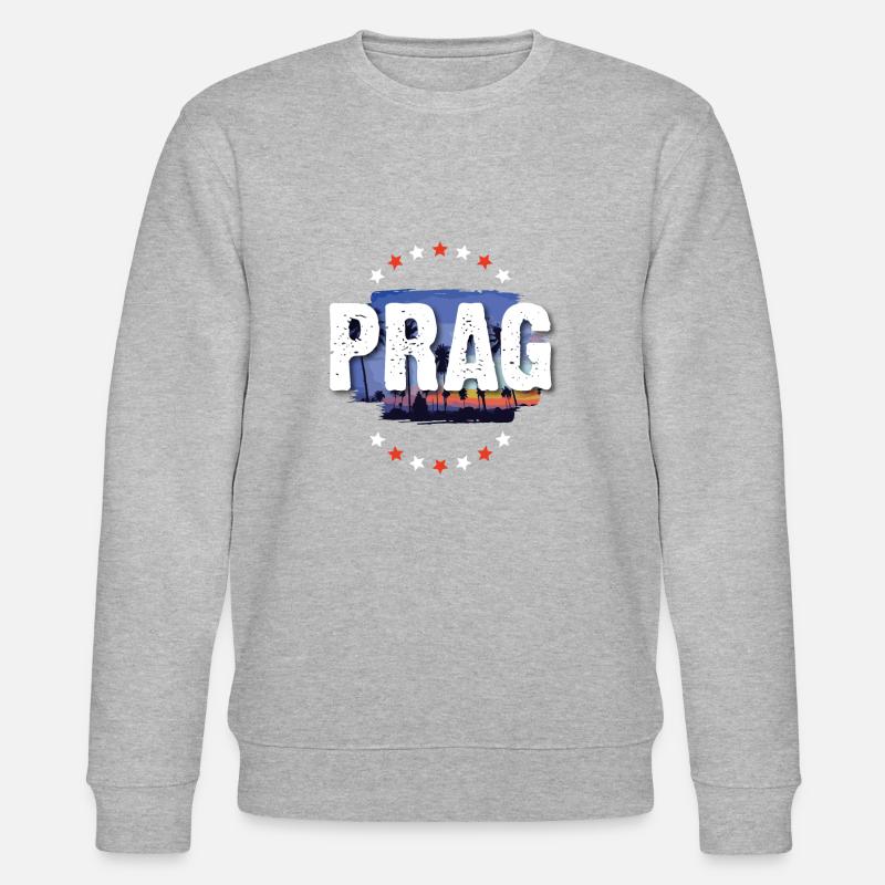 Prag - Stanley/Stella Unisex Bio-Sweatshirt CHANGER  - Grau meliert