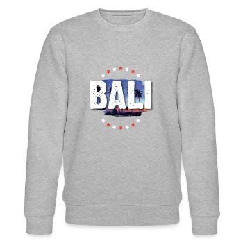 Bali - Stanley/Stella Unisex Bio-Sweatshirt CHANGER  - Grau meliert - Vorne - Nik (191cm) & Marisol (170cm)