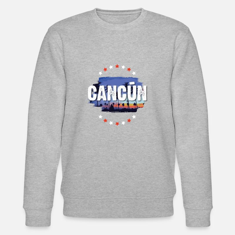 Cancun - Stanley/Stella Unisex Bio-Sweatshirt CHANGER  - Grau meliert