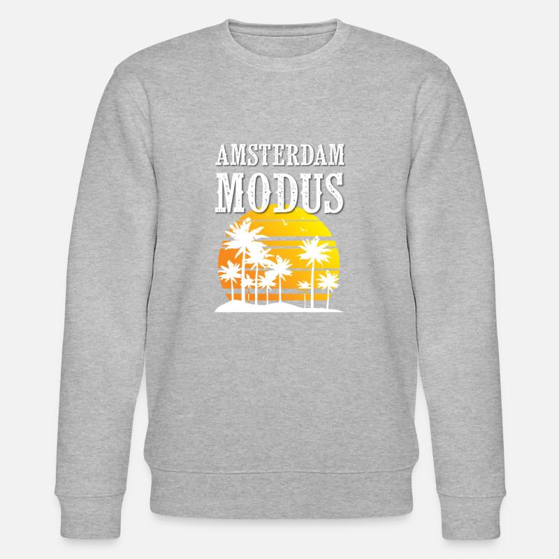 Amsterdam Modus - Stanley/Stella Unisex Bio-Sweatshirt CHANGER  - Grau meliert