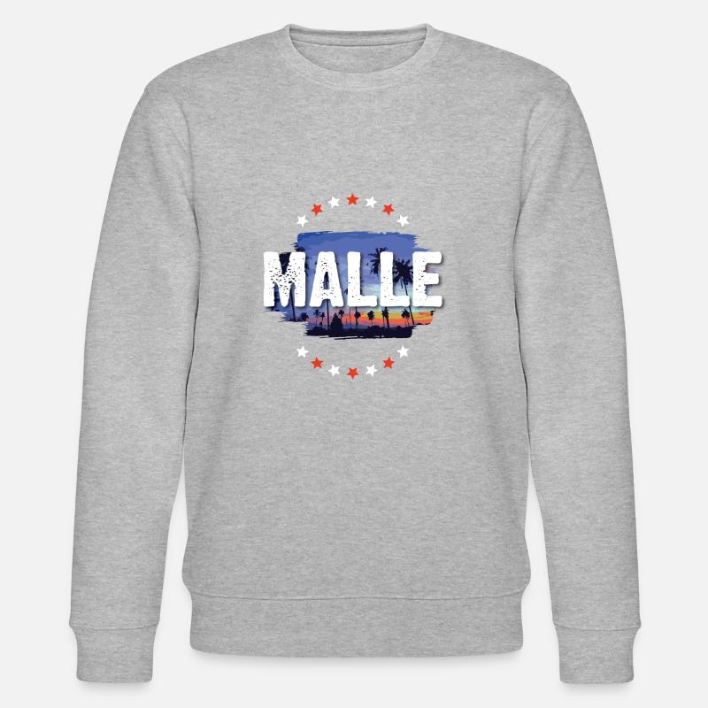 Malle - Stanley/Stella Unisex Bio-Sweatshirt CHANGER  - Grau meliert