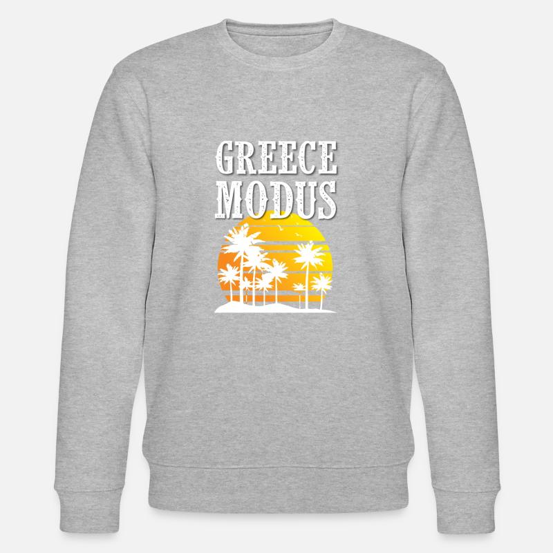 Mode Grèce - Sweat bio CHANGER Stanley/Stella Unisexe - gris chiné