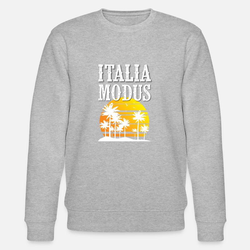 Mode Italie - Sweat bio CHANGER Stanley/Stella Unisexe - gris chiné