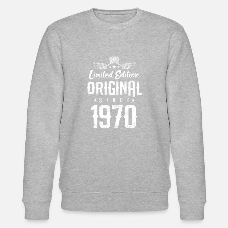 Édition limitée 1970 - Sweat bio CHANGER Stanley/Stella Unisexe - gris chiné