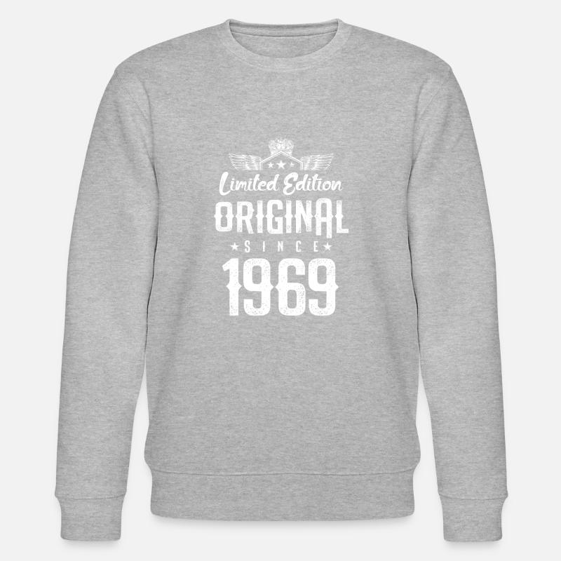 1969 limited edition - Stanley/Stella CHANGER Unisex Organic Sweatshirt - heather grey
