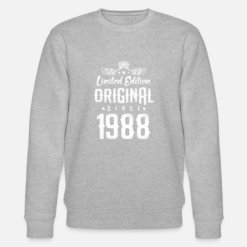 1988 limited edition - Stanley/Stella Unisex Bio-Sweatshirt CHANGER  - Grau meliert