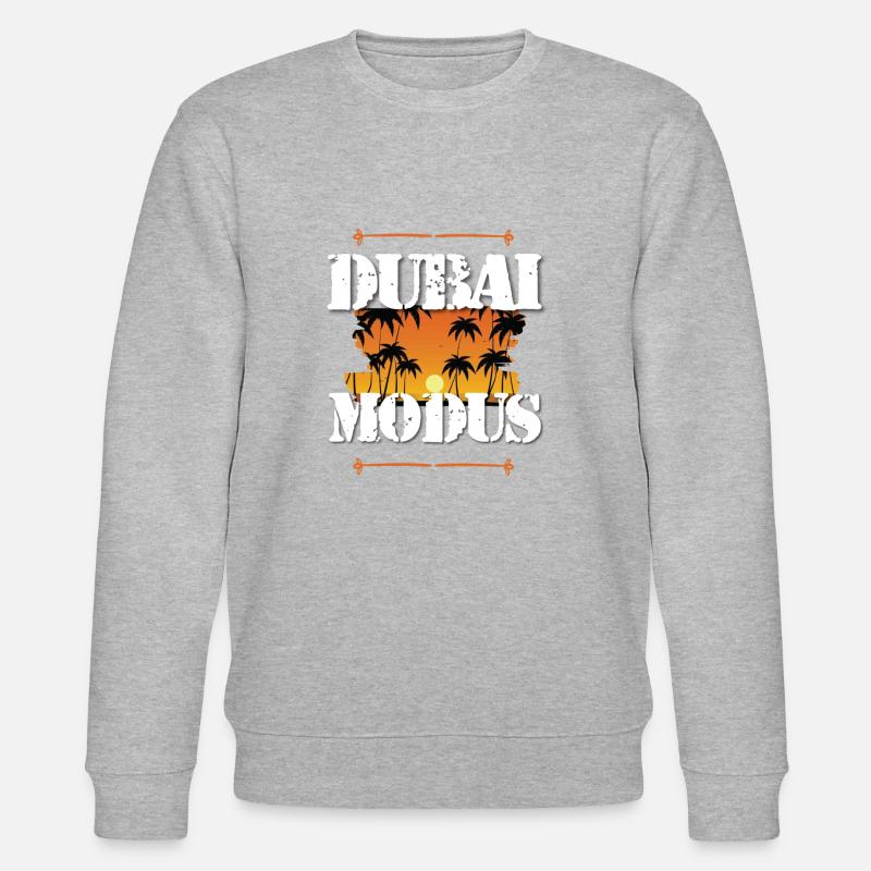 Dubai Modus - Stanley/Stella Unisex Bio-Sweatshirt CHANGER  - Grau meliert