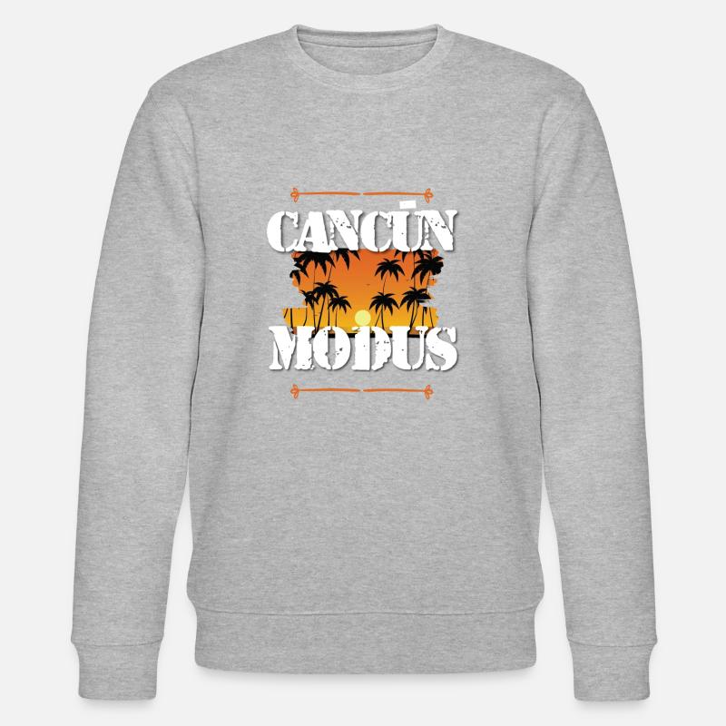 Cancun Mode - Stanley/Stella CHANGER Unisex Organic Sweatshirt - heather grey