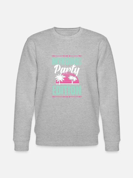Mykonos Party Edition - Stanley/Stella CHANGER Unisex Organic Sweatshirt - heather grey