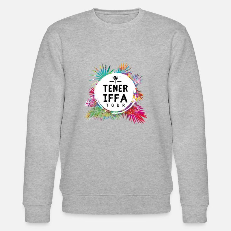 Teneriffa Tour Bunt - Stanley/Stella Unisex Bio-Sweatshirt CHANGER - Grau meliert