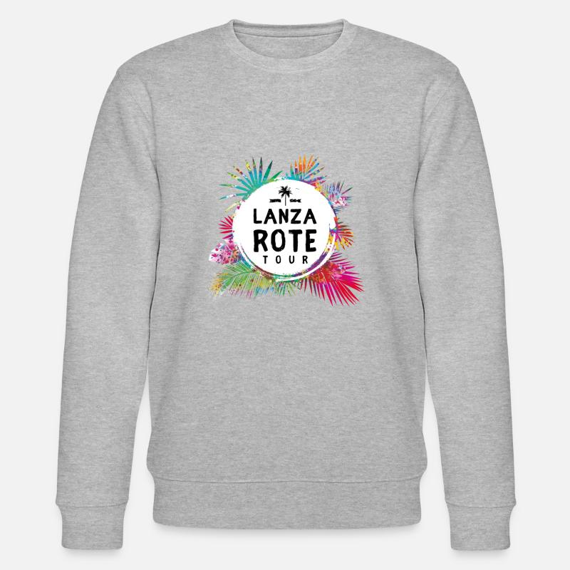Lanzarote Tour Bunt - Stanley/Stella Unisex Bio-Sweatshirt CHANGER  - Grau meliert