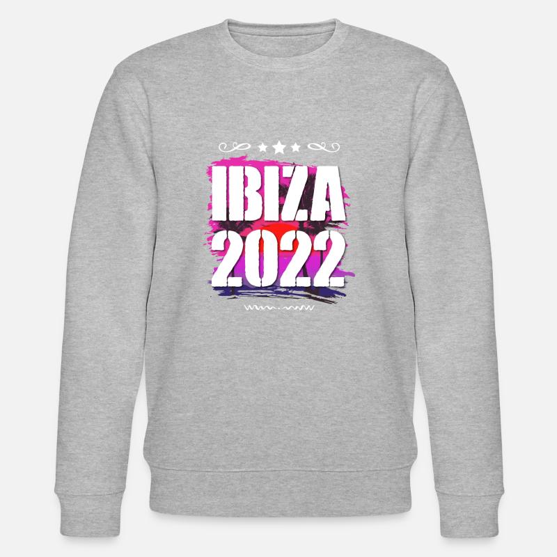 Ibiza 2022 - Stanley/Stella Unisex Bio-Sweatshirt CHANGER - Grau meliert