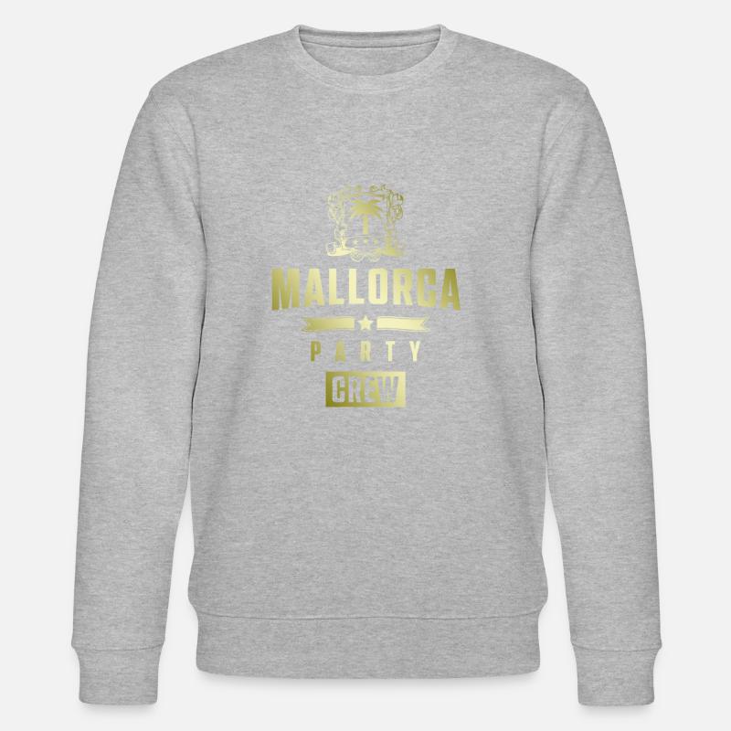 Mallorca Party Crew - Stanley/Stella CHANGER Unisex Organic Sweatshirt - heather grey