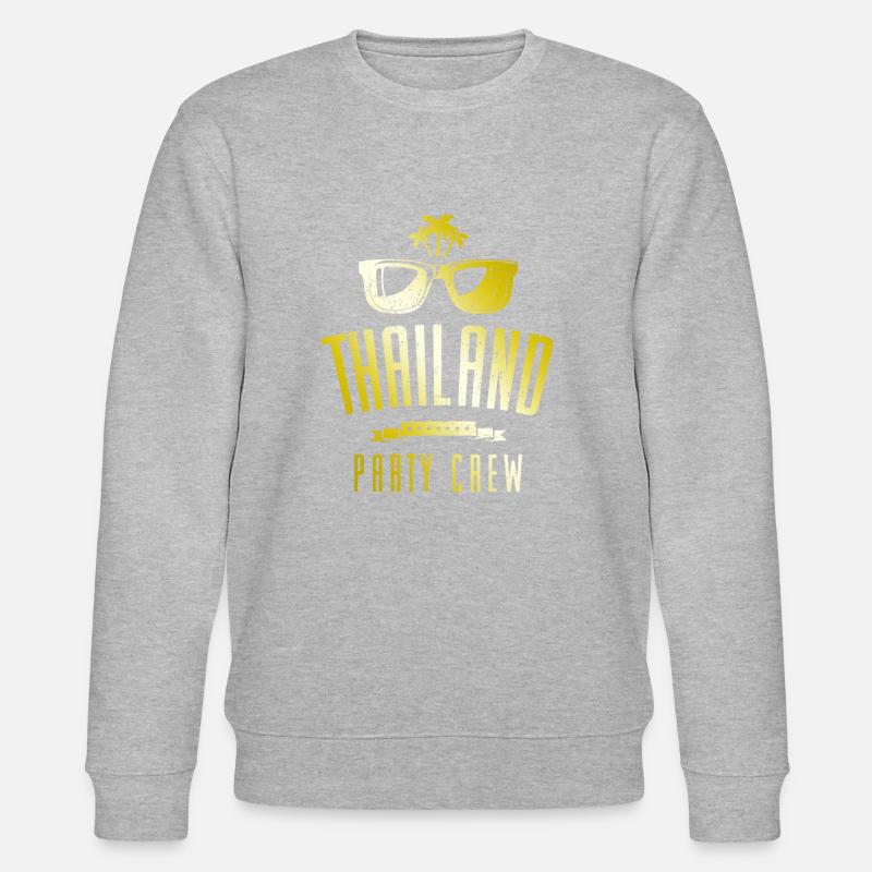 Thaïlande Party Crew - Sweat bio CHANGER Stanley/Stella Unisexe - gris chiné