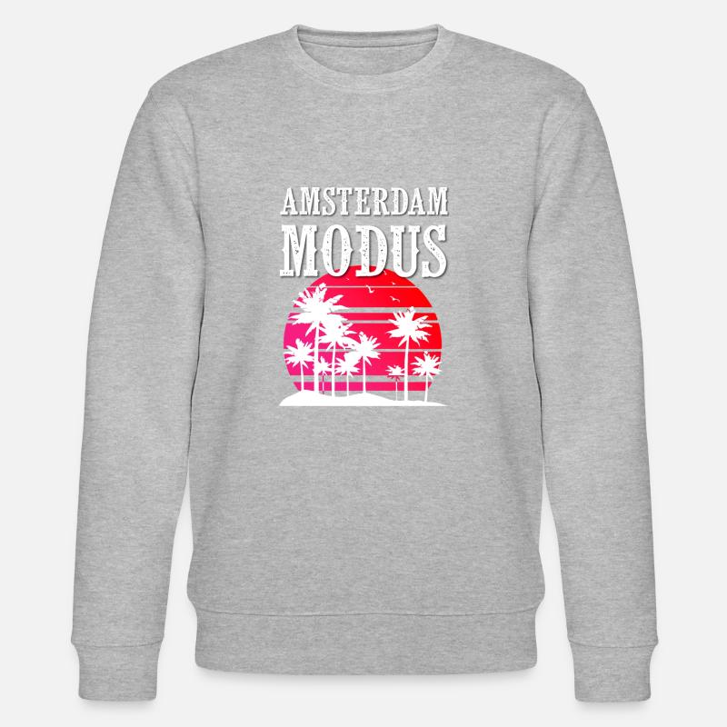 Amsterdam Mode - Sweat bio CHANGER Stanley/Stella Unisexe - gris chiné