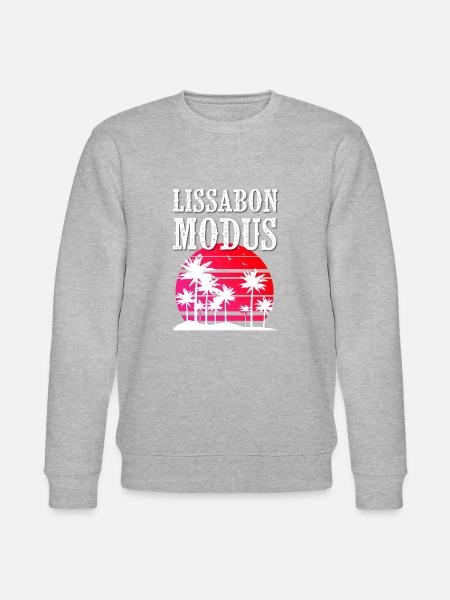 Lissabon Modus - Stanley/Stella Unisex Bio-Sweatshirt CHANGER - Grau meliert