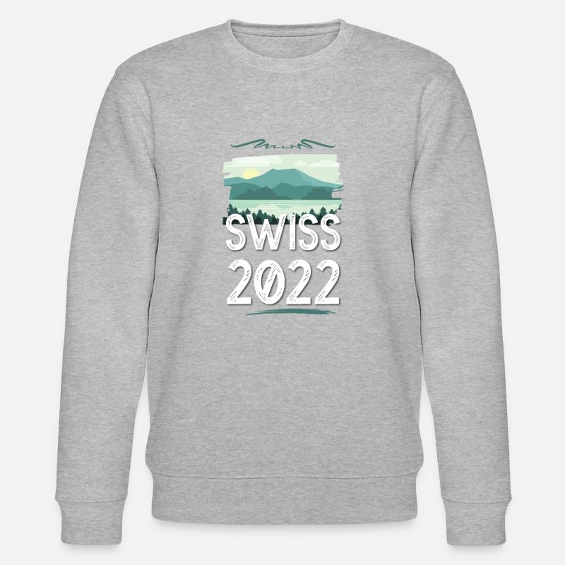 Swiss 2022 - Stanley/Stella Unisex Bio-Sweatshirt CHANGER  - Grau meliert