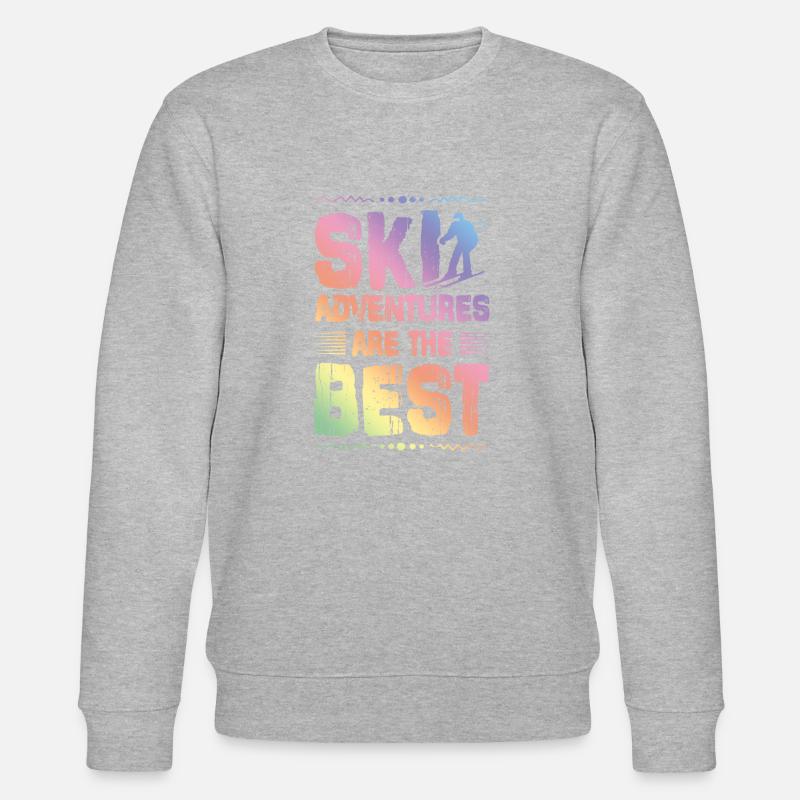 Aventures de ski - Sweat bio CHANGER Stanley/Stella Unisexe - gris chiné