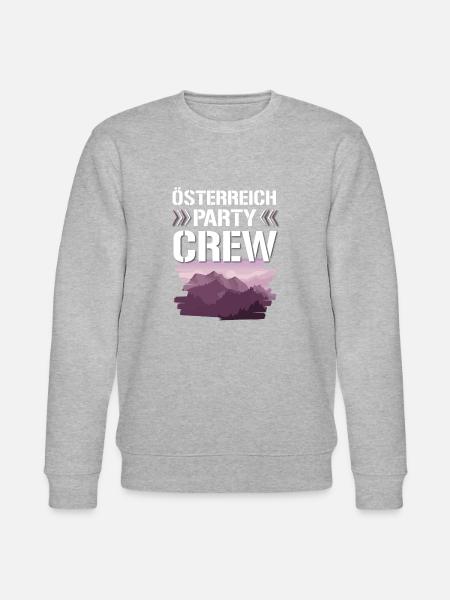 Austria Party Crew - Stanley/Stella CHANGER Unisex Organic Sweatshirt - heather grey