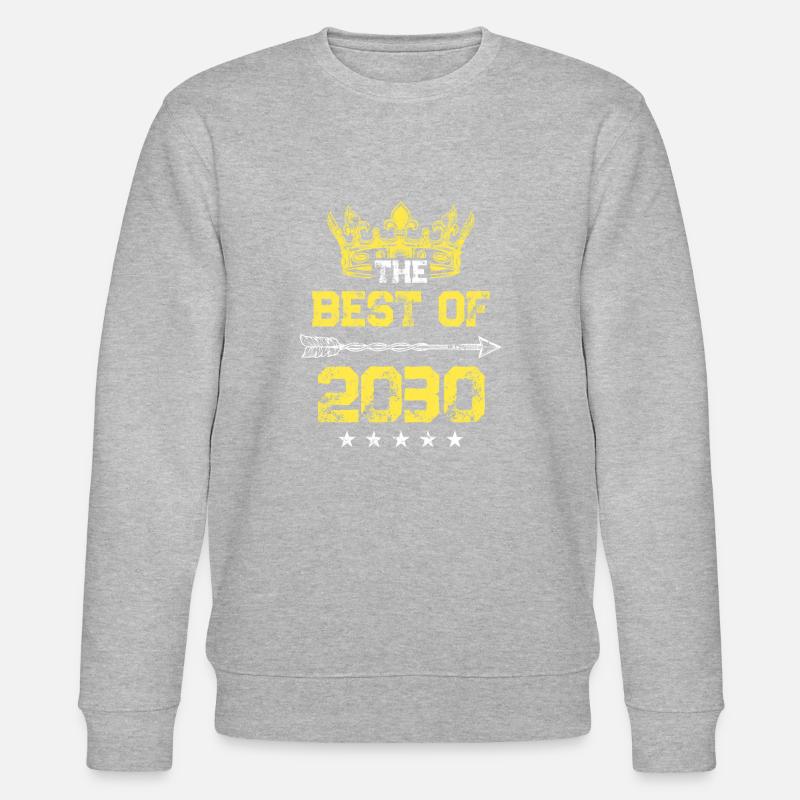 2029 meilleur de l’anniversaire - Sweat bio CHANGER Stanley/Stella Unisexe - gris chiné