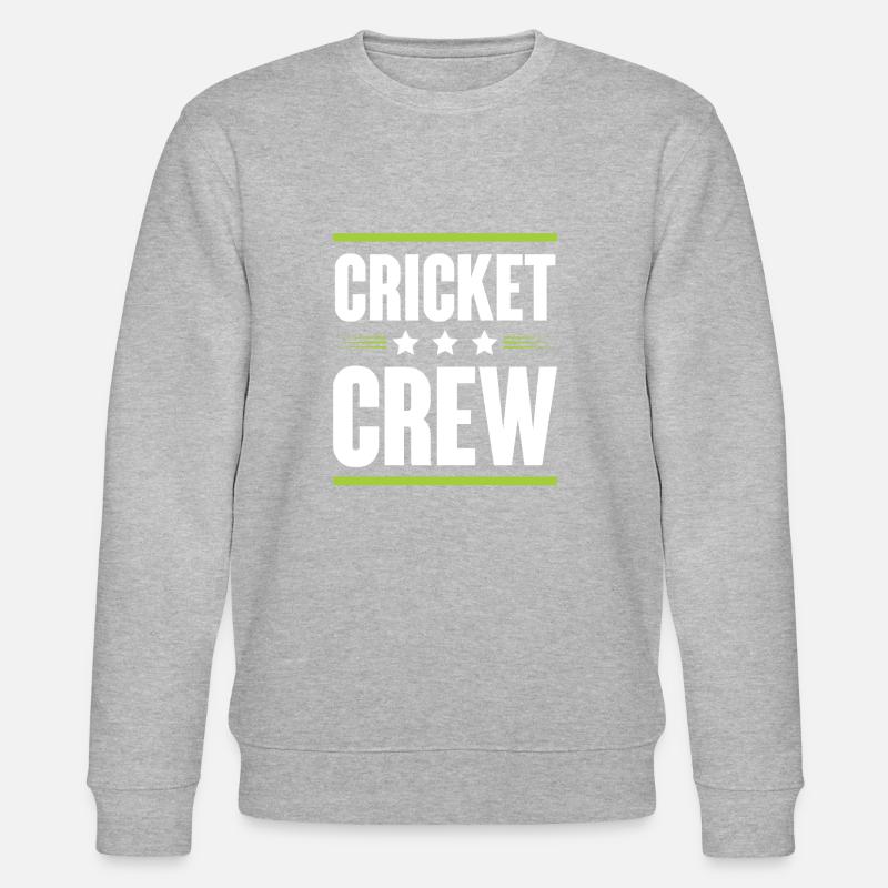 Cricket Crew - Stanley/Stella Unisex Bio-Sweatshirt CHANGER  - Grau meliert