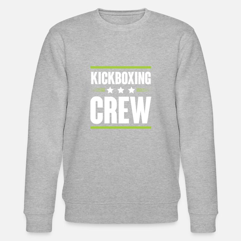 Kickboxing Crew - Stanley/Stella Unisex Bio-Sweatshirt CHANGER  - Grau meliert