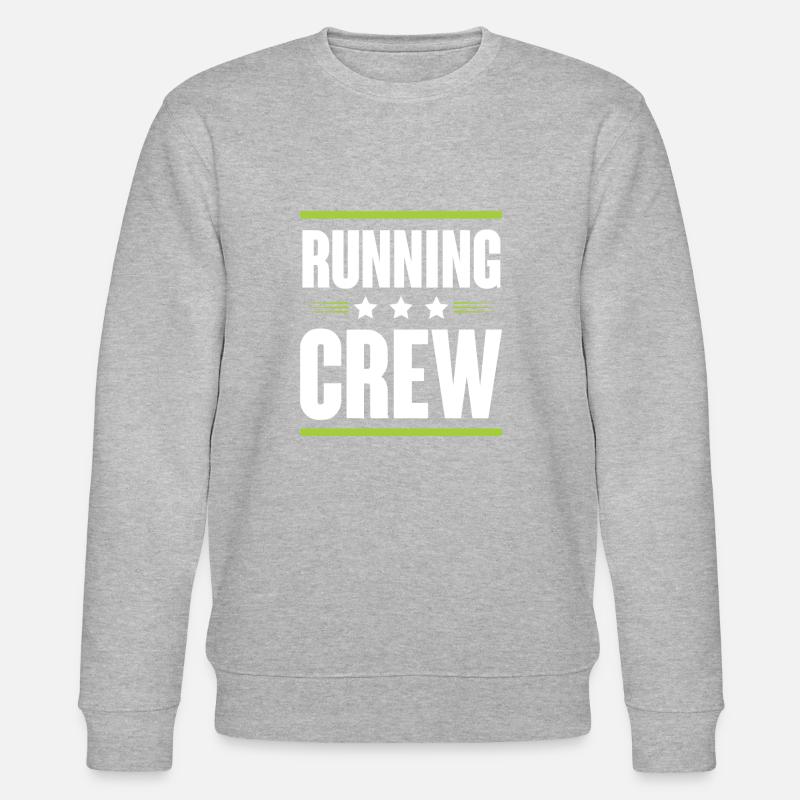Running Crew - Stanley/Stella Unisex Bio-Sweatshirt CHANGER - Grau meliert