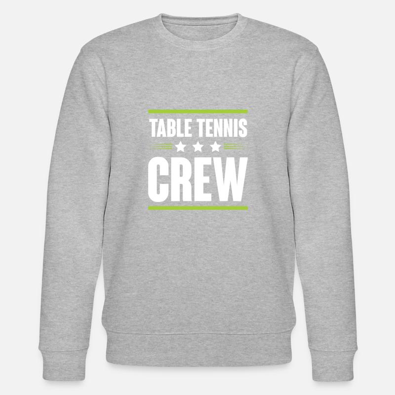 Table Tennis Crew - Stanley/Stella Unisex Bio-Sweatshirt CHANGER - Grau meliert