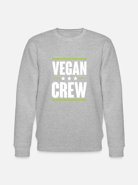 Vegan Crew - Stanley/Stella CHANGER Unisex Organic Sweatshirt - heather grey