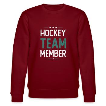 Équipe de hockey - Sweat bio CHANGER Stanley/Stella Unisexe - bordeaux - Devant - Nik (191cm) & Marisol (170cm)