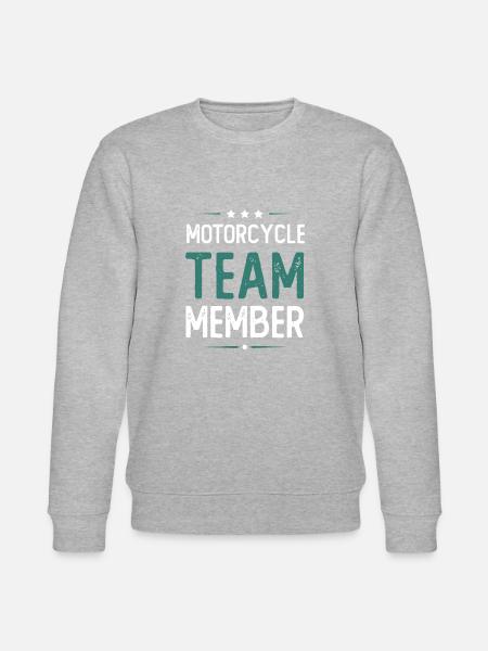Motorcycle Team - Stanley/Stella CHANGER Unisex Organic Sweatshirt - heather grey