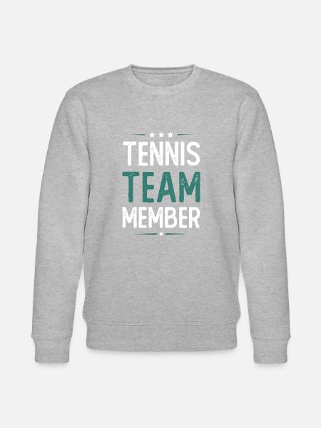 Tennis Team - Stanley/Stella CHANGER Unisex Organic Sweatshirt - heather grey