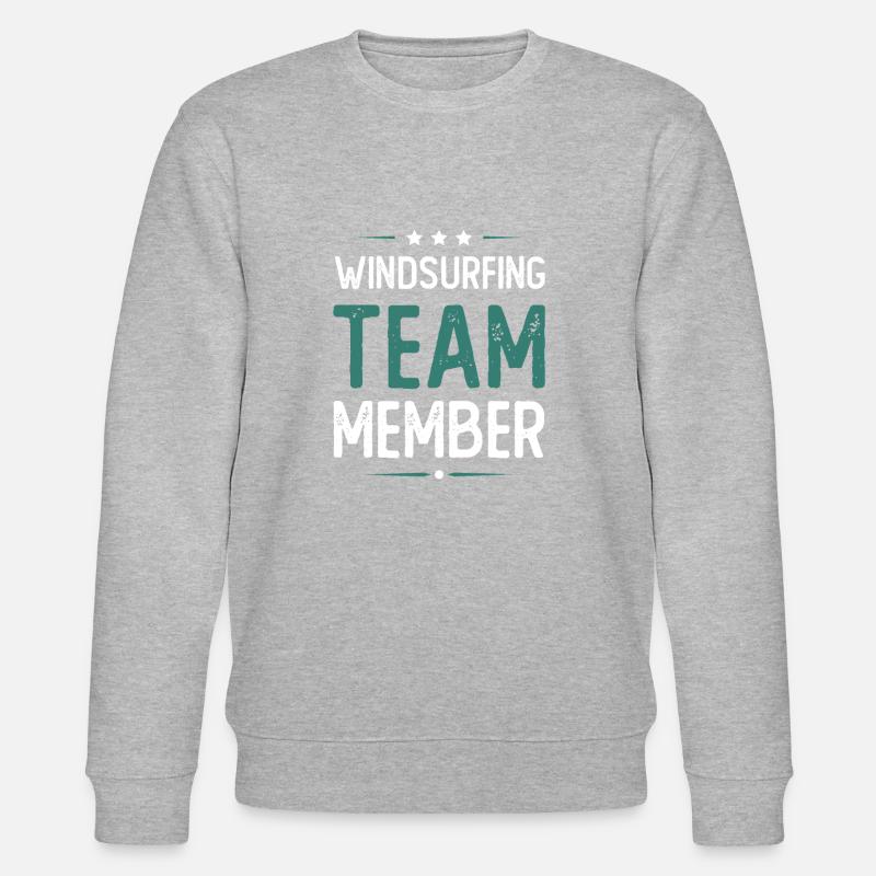 Windsurfing Team - Stanley/Stella CHANGER Unisex Organic Sweatshirt - heather grey
