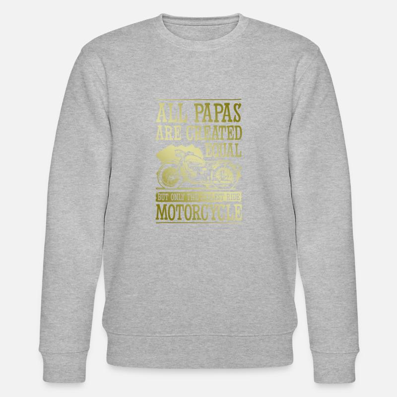 Papa Moto - Sweat bio CHANGER Stanley/Stella Unisexe - gris chiné