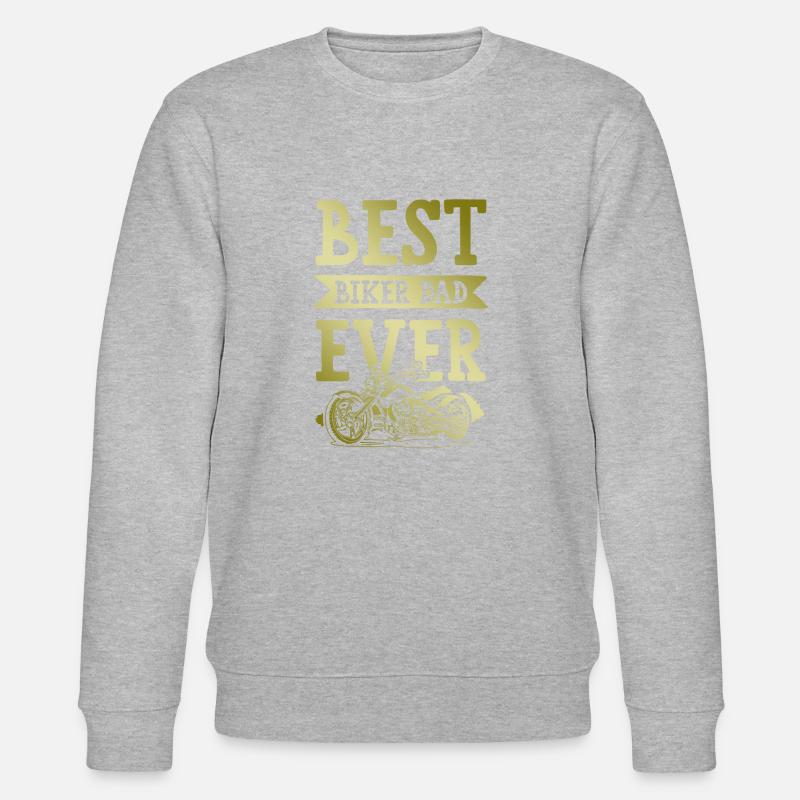 Biker Dad - Stanley/Stella Unisex Bio-Sweatshirt CHANGER  - Grau meliert