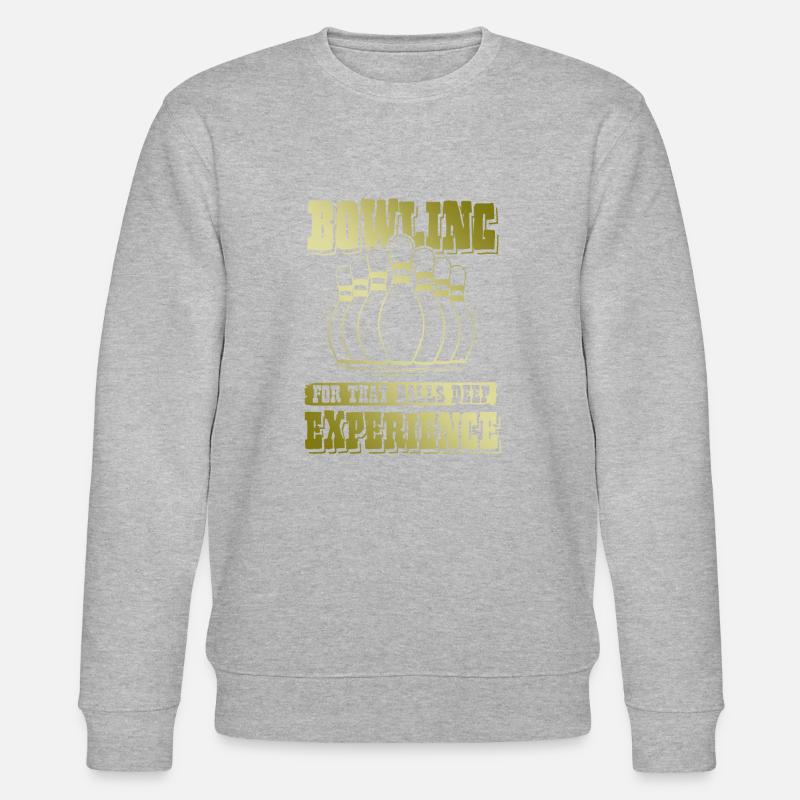 Expérience de bowling - Sweat bio CHANGER Stanley/Stella Unisexe - gris chiné