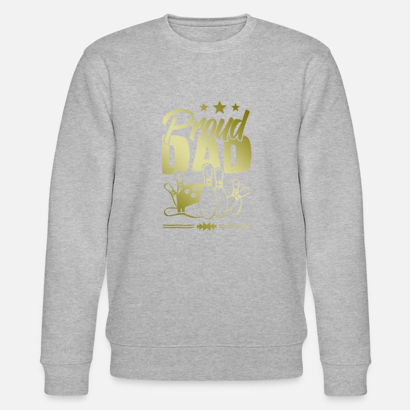 Papa Bowling - Sweat bio CHANGER Stanley/Stella Unisexe - gris chiné