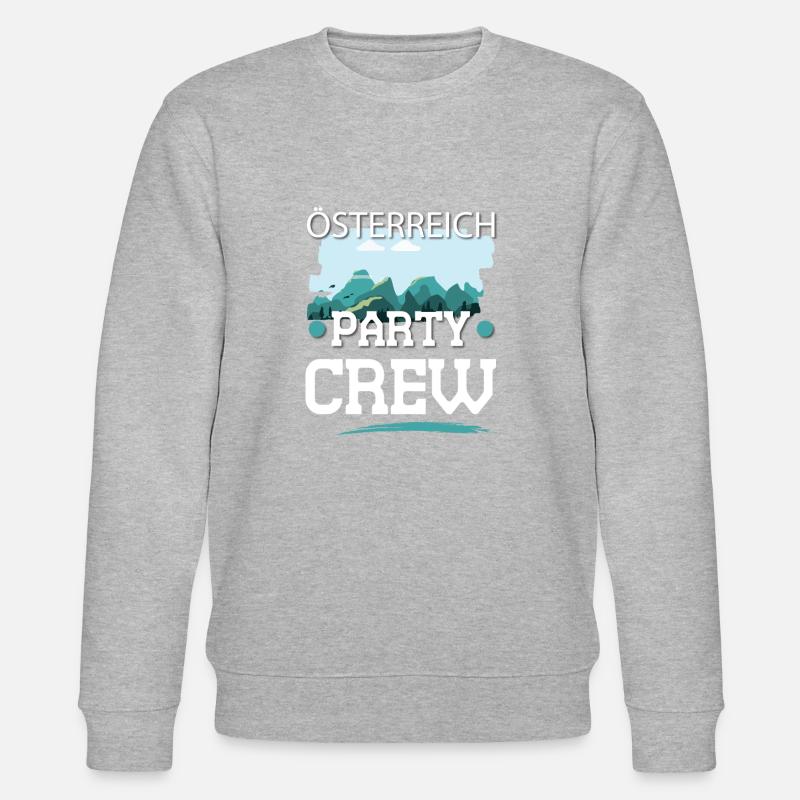 Autriche Party Crew - Sweat bio CHANGER Stanley/Stella Unisexe - gris chiné