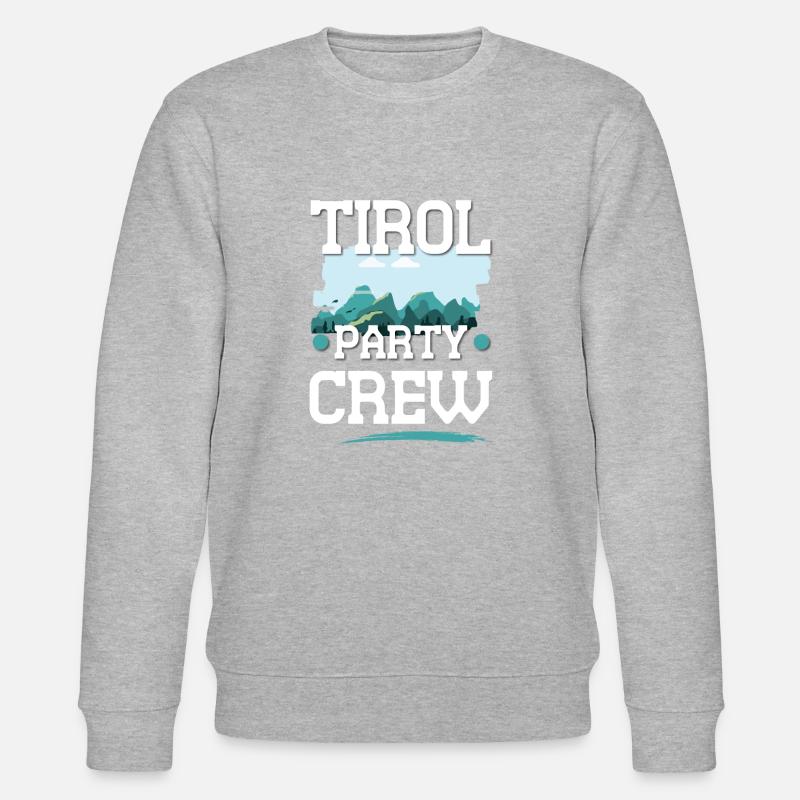 Tirol Party Crew - Stanley/Stella Unisex Bio-Sweatshirt CHANGER  - Grau meliert