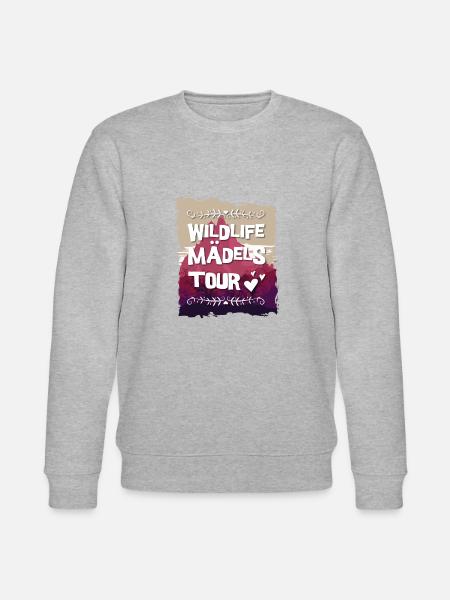 Wildlife Mädels Tour - Stanley/Stella Unisex Bio-Sweatshirt CHANGER  - Grau meliert
