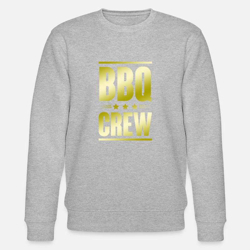 Bbq Crew - Stanley/Stella Unisex Bio-Sweatshirt CHANGER  - Grau meliert