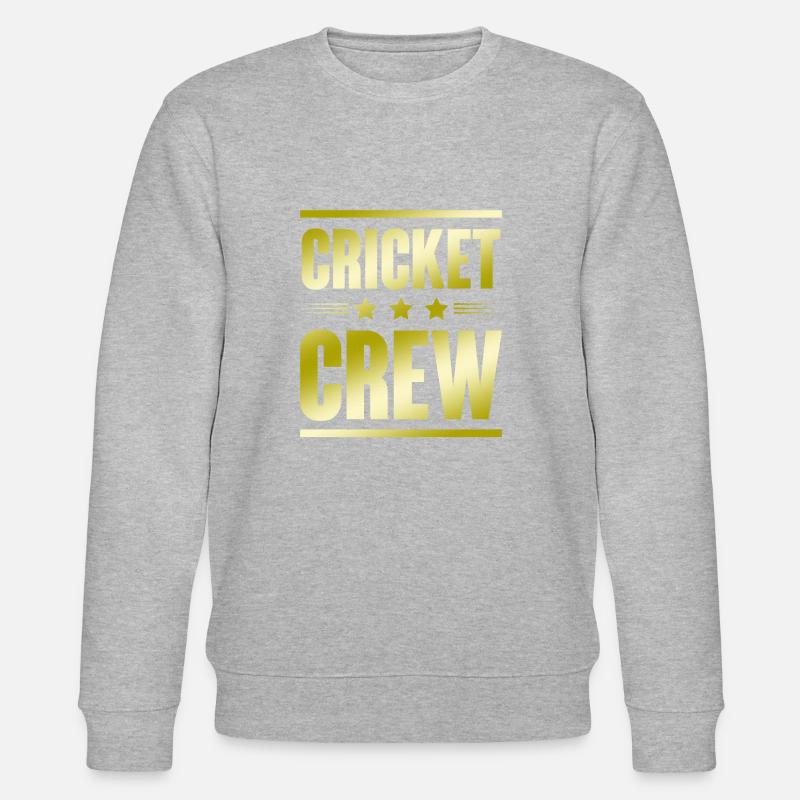 Équipe de cricket - Sweat bio CHANGER Stanley/Stella Unisexe - gris chiné