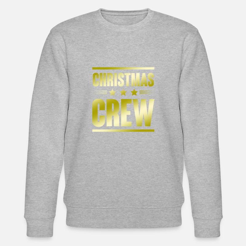 Christmas Crew - Stanley/Stella Unisex Bio-Sweatshirt CHANGER  - Grau meliert