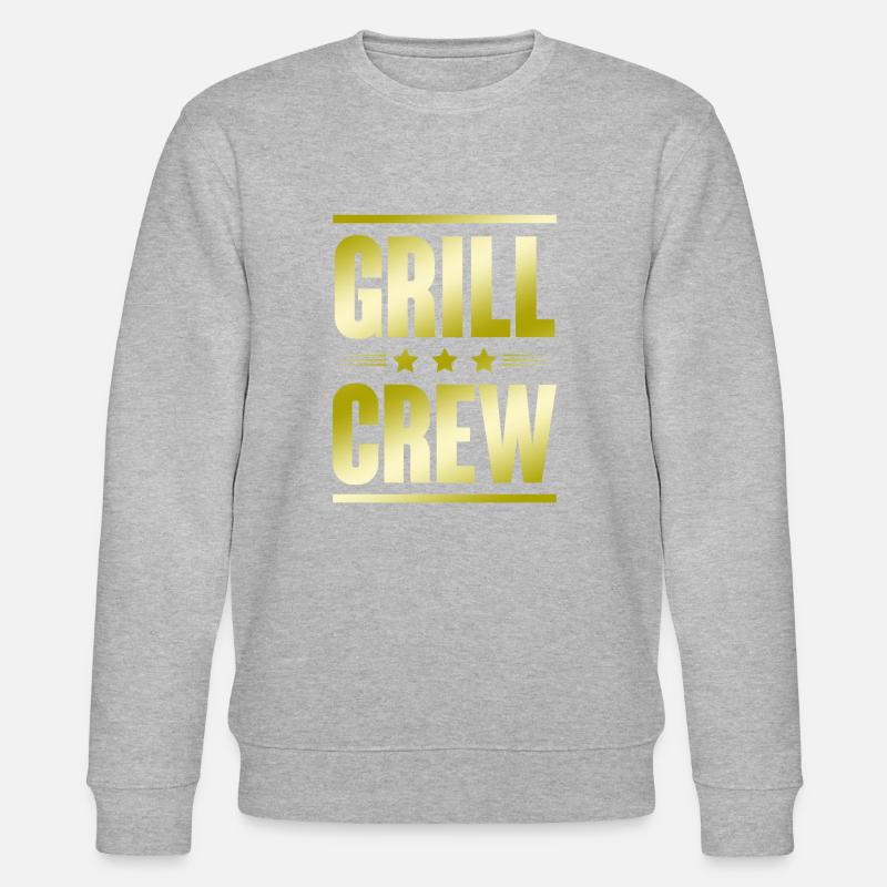 Équipe de grillades - Sweat bio CHANGER Stanley/Stella Unisexe - gris chiné