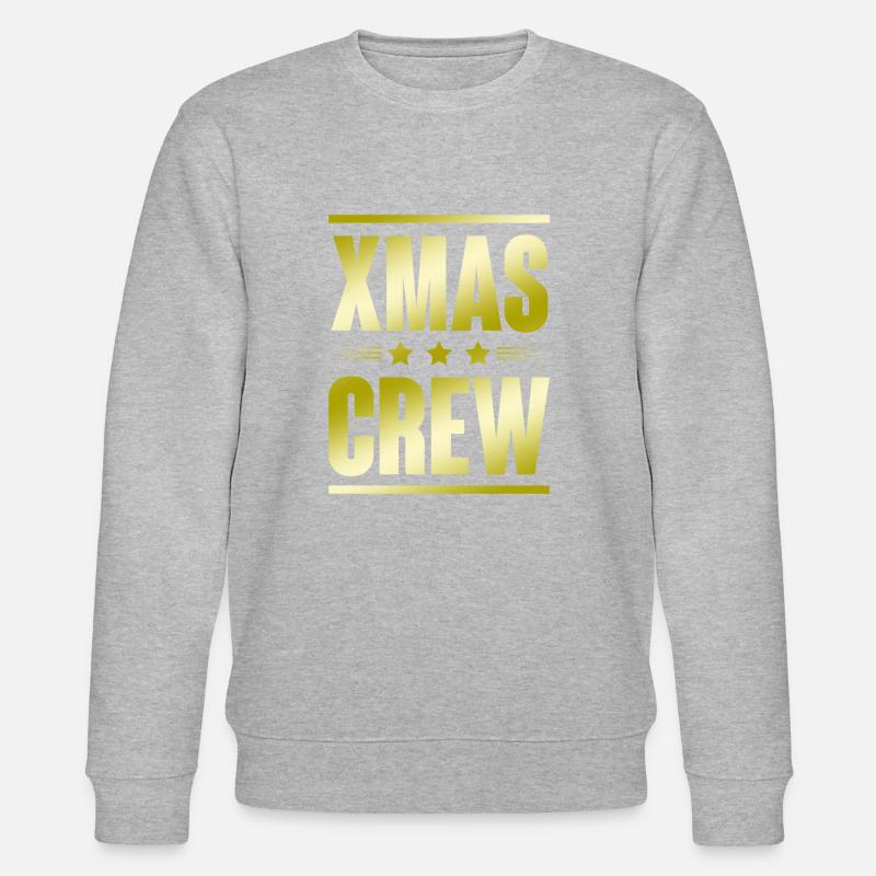 Équipage de Noël - Sweat bio CHANGER Stanley/Stella Unisexe - gris chiné