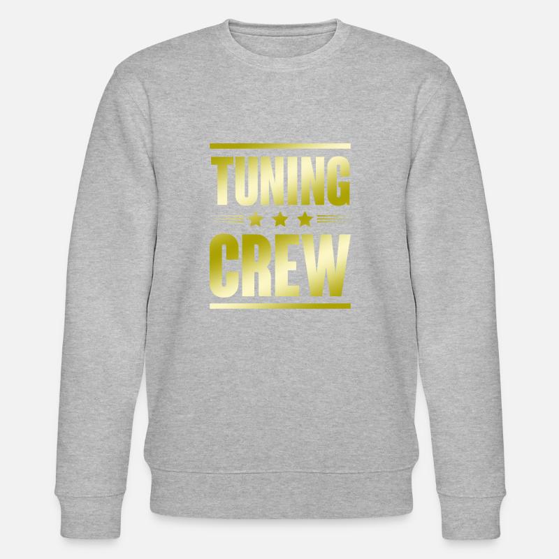 Tuning Crew - Stanley/Stella Unisex Bio-Sweatshirt CHANGER  - Grau meliert