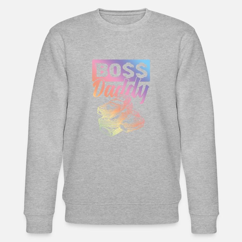 Boss Daddy - Stanley/Stella Unisex Bio-Sweatshirt CHANGER  - Grau meliert