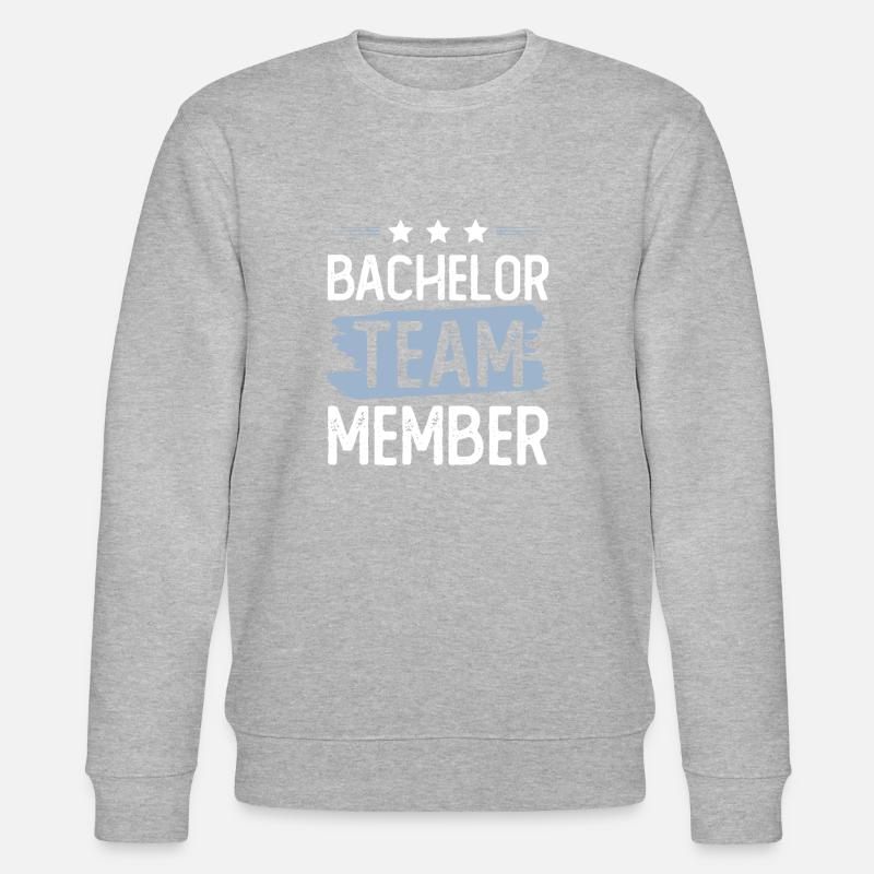 Bachelor Team - Stanley/Stella Unisex Bio-Sweatshirt CHANGER  - Grau meliert